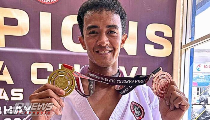 Briptu M Elray Hanafi Menjuarai Karate Kapolda Cup VI 2024