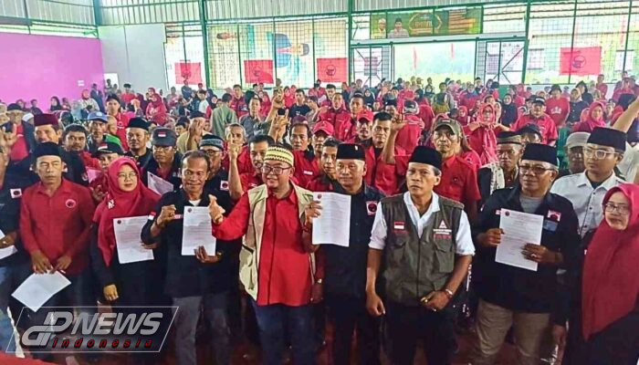 17 Pengurus PAC Dan Ranting Sekabupaten Purwakarta Serta Sayap Partai Mendeklarasikan Dukungan H Budi Hermawan