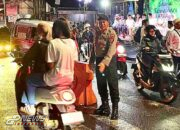 Pengamanan Pawai Obor Dalam Menyambut 1 Muharram Oleh Personil Polres Purwakarta