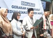 Puluhan Tokoh Dan Warga Masyarakat Deklarasikan Gerakan Masyarakat Cianjur Peduli Sugih Mukti