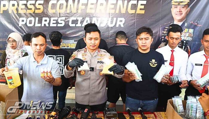 Sat Narkoba Polres Cianjur Ungkap Home industri Penyalahgunaan Sediaan Farmasi