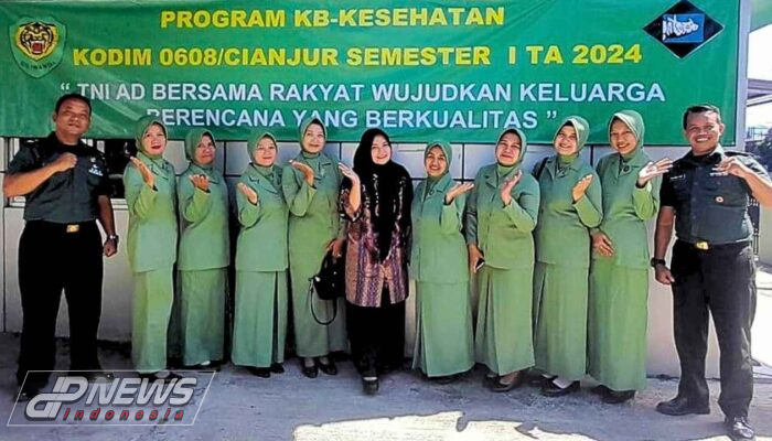 Kodim 0608/Cianjur Gelar Program KB-Kesehatan Guna Wujudkan Keluarga Berkualitas