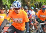 Ikuti Gowes Sehat Fune Bike dan Sepeda Ontel Kompol Ricky Ardipratama Wakili Kapolres