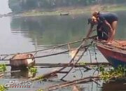 Penataan Keramba Jaring Apung (KJA) Waduk Cirata Oleh Satgas Citarum Harum Sektor 12
