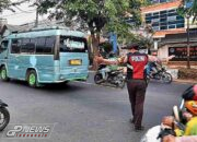 Wujud Polres Purwakarta Hade, Personel Samapta Lakukan Pengaturan Lalulintas