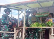 Dengan Rosita Yonif 323 Buaya Putih Gerakkan Roda Perekonomian Masyarakat Puncak