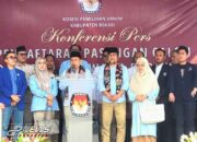 Pasangan BN Holik Qodratulloh dan Faizal Hafan Farid Resmi Mendaftar Ke KPUD Kabupaten Bekasi