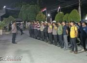 Menjaga Kondusifitas Polres Metro Bekasi Patroli Skala Besar