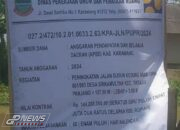 Peningkatan Jalan Oleh Cv. Angka Wijaya Persada di Desa Srikamulyan Diduga Curang