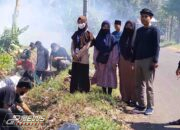 Mahasiswa STIT Cianjur Bersihkan Lingkungan Bersama Pemdes dan Warga Cikidangbayabang