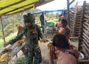 Kurangi Permasalahan Kemiskinan, Satgas Yonif 323 Buaya Putih Gelar Rosita