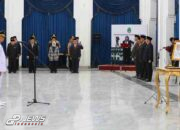 Polres Purwakarta Hadiri Perpanjangan Masa Jabatan PJ Bupati Purwakarta