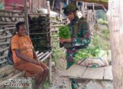 Masyarakat Semakin Bahagia Dengan Kegiatan Rosita Satgas Yonif 323 Buaya Putih