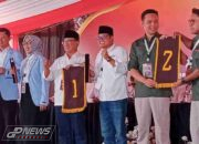 Pengundian Nomor Urut Paslon Bupati dan Wakil Bupati Cianjur