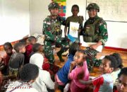 Satgas Yonif 323 Peduli Pendidikan Anak Pedalaman Papua