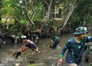 Satgas Citarum Harum Sektor 12 Subsektor 5 Ciranjang Kembali Bersihkan Aliran Sungai
