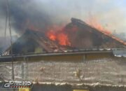 Satu Rumah Ludes Terbakar di Dusun Kondang Desa Karang Jaya