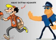 Oknum Security SMPN 1 Jayakerta Ngamuk Dan Tantang Wartawan Untuk Duel One Bay One