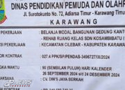 Rehab Sekolah Dasar Kosambi Batu 1 Kecamatan Cilebar Diduga Melenceng Dari RAB