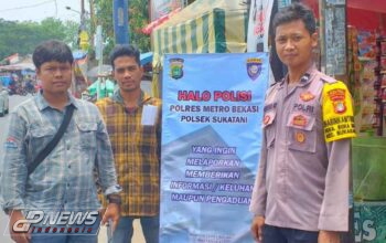 Polsek Sukatani Berikan Pelayanan Prima Pada Masyarakat Di Program Halo Polisi