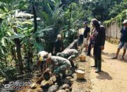 Pembangunan Tembok Penahan Tanah (TPT) Telah Rampung Oleh Satgas TMMD Ke 122 Cianjur