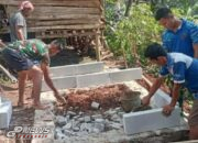 TMMD Ke-122: Pembangunan MCK dan Rutilahu di Desa Ciandam Capai 25 Persen