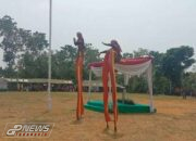 Ulah Si Jangkung Di Penutupan TMMD Ke 122 Desa Ciandam Buat Warga Bersorak Tegang