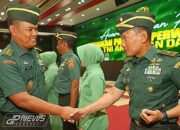 Wakasad Terima Laporan Korps Kenaikan Pangkat 12 Pati TNI AD