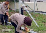 Manfaatkan Lahan Kosong, Kapolsek Purwakarta Kota Dukungan Program Ketahan Pangan