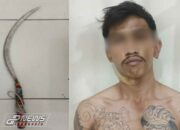 Operasi Kejahatan Jalanan Polsek Cikarang Utara Amankan Pria Kedapatan Membawa Celurit