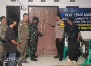 Pengamanan Gabungan TNI/Polri dan Satpol PP di Gudang Logistik Kotak Suara Menjelang Pilkada 2024 Kecamatan Campaka