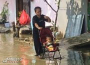 Akibat Diguyur Hujan Deras Akses Jalan dan Pemukiman Warga Perumahan GCC Terendam Banjir