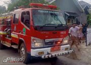 Satu Rumah Warga Desa Genteng-Dawuan Terbakar Saat Ditinggal Pemiliknya, Diduga Akibat Konsleting Listrik