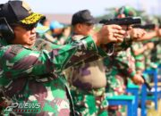 Lomba Tembak Pistol Meriahkan HUT Pusat Misi Pemeliharaan Perdamaian TNI