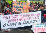 Masyarakat Desa Mekarmukti Lakukan Aksi Demo Menuntut PT Mattel Indonesia Pekerjakan Mereka