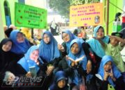 TPQ Perumahan Villa Kencana Cikarang Gelar Pawai Sambut Bulan Suci