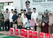 Santunan Anak Yatim dan Duafa di Hadiri Kapolsek Cikarang Utara Mewakili Kapolrestro Bekasi