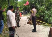 Sinergitas TNI Polri Di Purwakarta Dalam Mendatangi Titik Lokasi Longsor