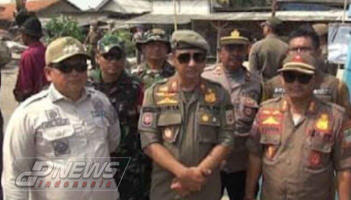 Penertiban Ratusan Bangunan Liar di Desa Srijaya oleh Satpol PP Kabupaten Bekasi