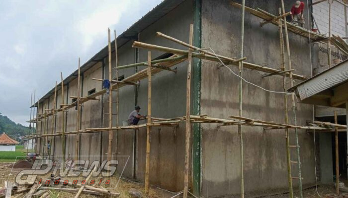 Pembangunan GOR Lanjutan Program Prioritas Desa Cipicung di Realisasikan