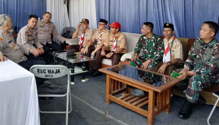 Melibatkan Beberapa Pihak Instansi Bersinergi Menjaga Pos Pengamanan  Terminal Maja