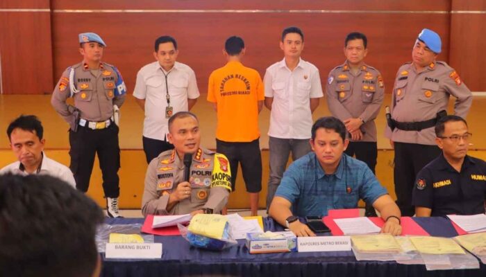 Satreskrim Polres Metro Bekasi Ungkap Kasus Dugaan Pencabulan Anak Dibawah Umur Desa Tanjungbaru