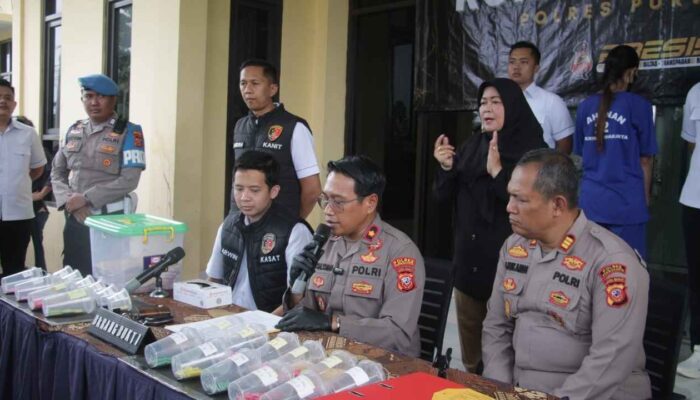 Tipu 580 orang, Ibu Rumah Tangga Di Ringkus Polres Purwakarta