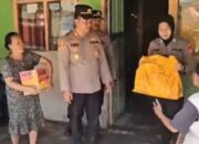Pembagian Sembako dan Sejumlah Peralatan Rumah Tangga di Dua Desa Oleh Polsek Tambelang