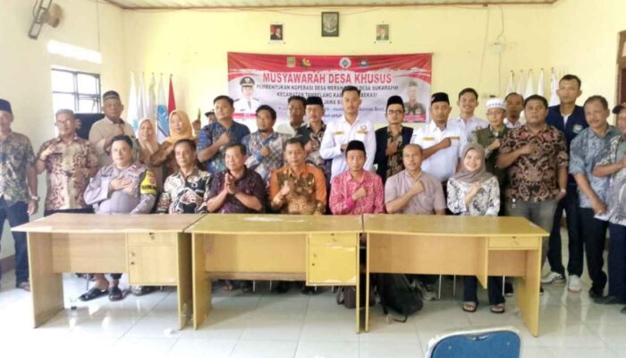 Desa Sukarapih Gelar Musdesus, Pembentukan Pengurus Koperasi Merah Putih