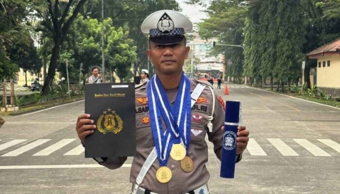 Bripka Saiful Alim Raih Prestasi Pendidikan dan Pengembangan Spesialisasi Fungsi Teknis Lantas 2025