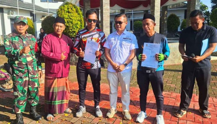 Menunaikan Ibadah Haji ke Mekah, Dua Orang Warga Plered Purwakarta Mengendarai Sepeda