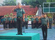 Kobarkan Semangat Nasionalisme, Pgs Kasdim 0617/Majalengka Pimpin Upacara di Makodim
