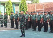 Pgs Kasdim 0617/Majalengka Kapten Arh Winarno Pimpin Upacara Pengibaran Bendera Merah Putih