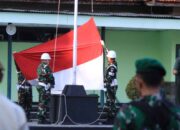 Dandim Majalengka Ajak Prajurit Tingkatkan Profesionalisme Lewat Upacara Bendera